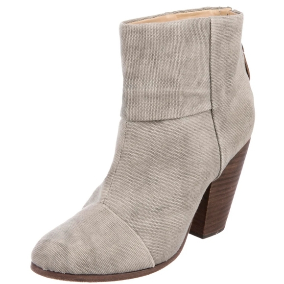 Rag and Bone Canvas Boots - like new. Cute for fall - Picture 2 of 5